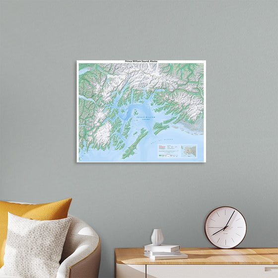 "Prince William Sound Map", Tom Patterson