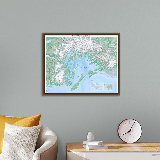 "Prince William Sound Map", Tom Patterson