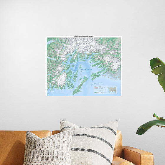 "Prince William Sound Map", Tom Patterson