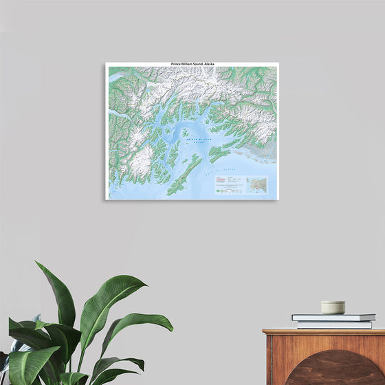 "Prince William Sound Map", Tom Patterson