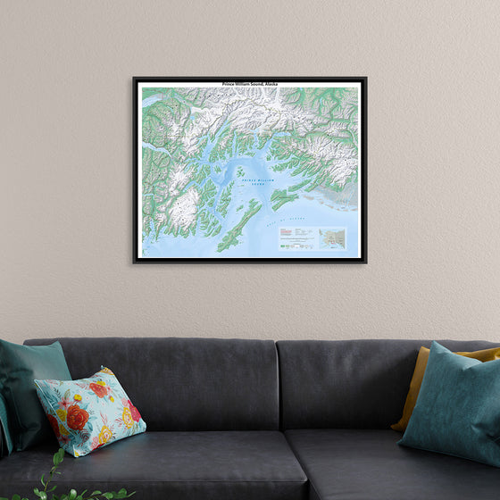 "Prince William Sound Map", Tom Patterson