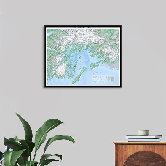 "Prince William Sound Map", Tom Patterson