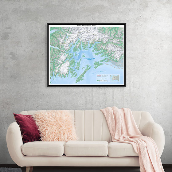 "Prince William Sound Map", Tom Patterson