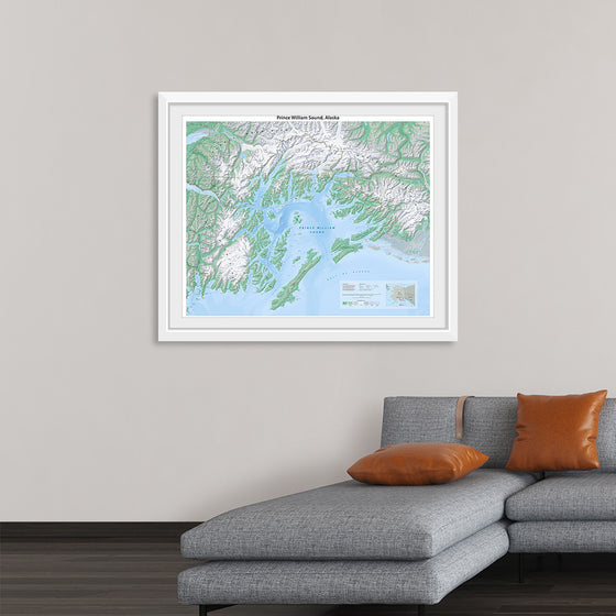 "Prince William Sound Map", Tom Patterson