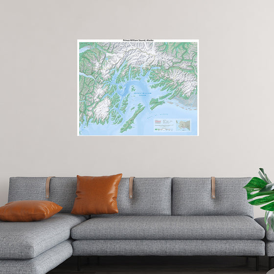 "Prince William Sound Map", Tom Patterson