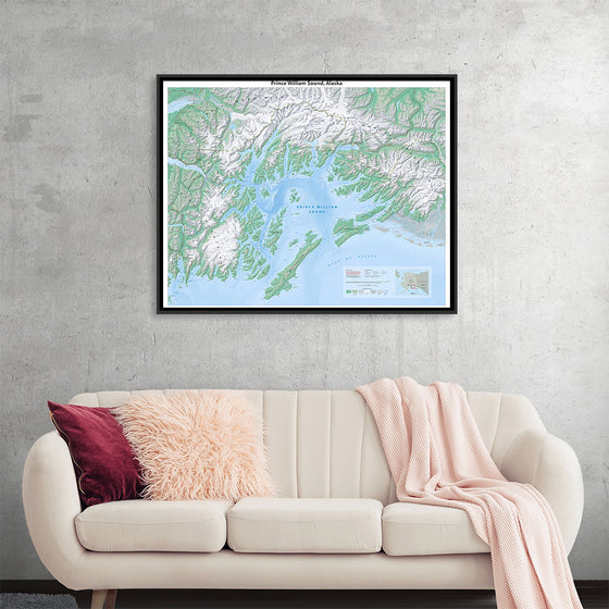 "Prince William Sound Map", Tom Patterson