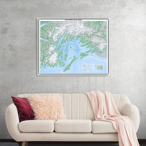 "Prince William Sound Map", Tom Patterson