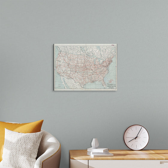 "Hammond's comprehensive map of the United States with portions of Canada and Mexico", C.S. Hammond & Company