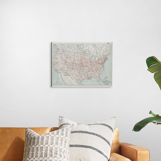 "Hammond's comprehensive map of the United States with portions of Canada and Mexico", C.S. Hammond & Company
