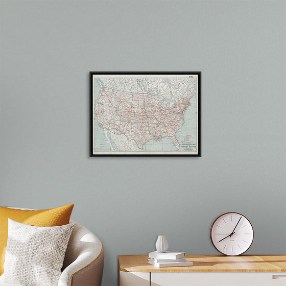 "Hammond's comprehensive map of the United States with portions of Canada and Mexico", C.S. Hammond & Company