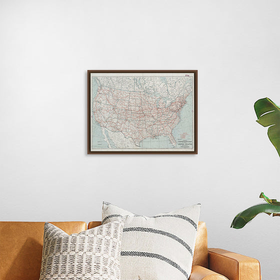 "Hammond's comprehensive map of the United States with portions of Canada and Mexico", C.S. Hammond & Company