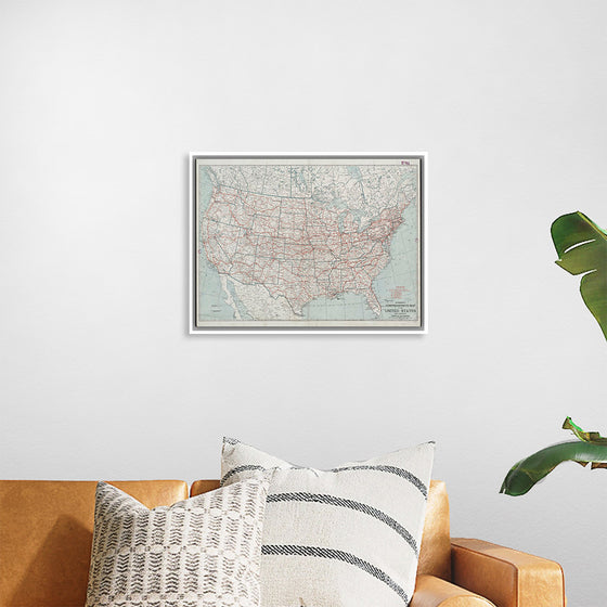 "Hammond's comprehensive map of the United States with portions of Canada and Mexico", C.S. Hammond & Company