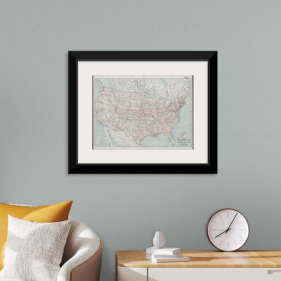 "Hammond's comprehensive map of the United States with portions of Canada and Mexico", C.S. Hammond & Company