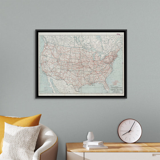 "Hammond's comprehensive map of the United States with portions of Canada and Mexico", C.S. Hammond & Company