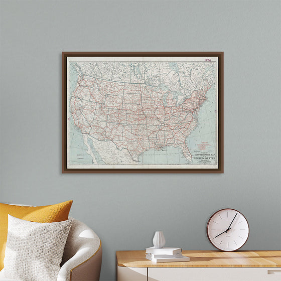 "Hammond's comprehensive map of the United States with portions of Canada and Mexico", C.S. Hammond & Company