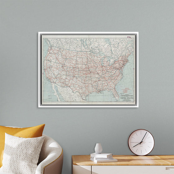 "Hammond's comprehensive map of the United States with portions of Canada and Mexico", C.S. Hammond & Company