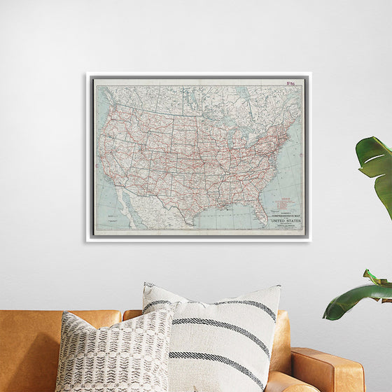 "Hammond's comprehensive map of the United States with portions of Canada and Mexico", C.S. Hammond & Company