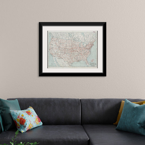 "Hammond's comprehensive map of the United States with portions of Canada and Mexico", C.S. Hammond & Company