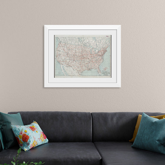 "Hammond's comprehensive map of the United States with portions of Canada and Mexico", C.S. Hammond & Company