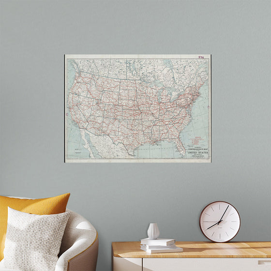 "Hammond's comprehensive map of the United States with portions of Canada and Mexico", C.S. Hammond & Company