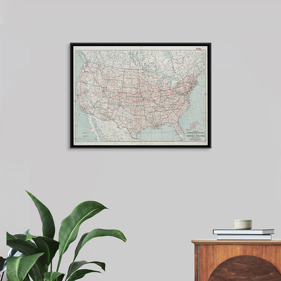 "Hammond's comprehensive map of the United States with portions of Canada and Mexico", C.S. Hammond & Company