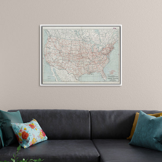 "Hammond's comprehensive map of the United States with portions of Canada and Mexico", C.S. Hammond & Company