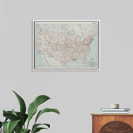 "Hammond's comprehensive map of the United States with portions of Canada and Mexico", C.S. Hammond & Company