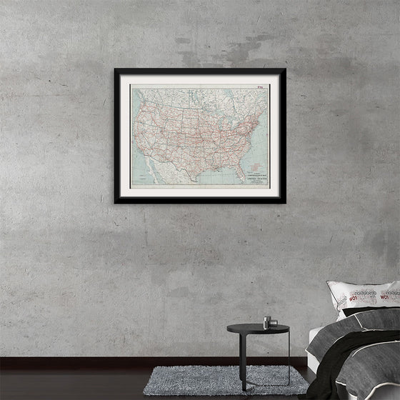 "Hammond's comprehensive map of the United States with portions of Canada and Mexico", C.S. Hammond & Company