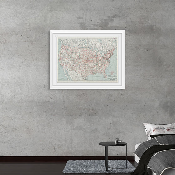 "Hammond's comprehensive map of the United States with portions of Canada and Mexico", C.S. Hammond & Company