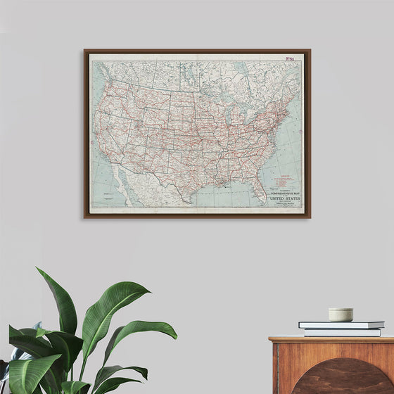 "Hammond's comprehensive map of the United States with portions of Canada and Mexico", C.S. Hammond & Company