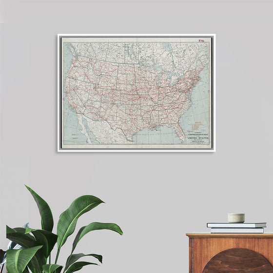 "Hammond's comprehensive map of the United States with portions of Canada and Mexico", C.S. Hammond & Company