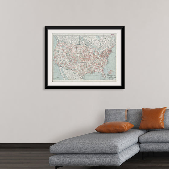 "Hammond's comprehensive map of the United States with portions of Canada and Mexico", C.S. Hammond & Company