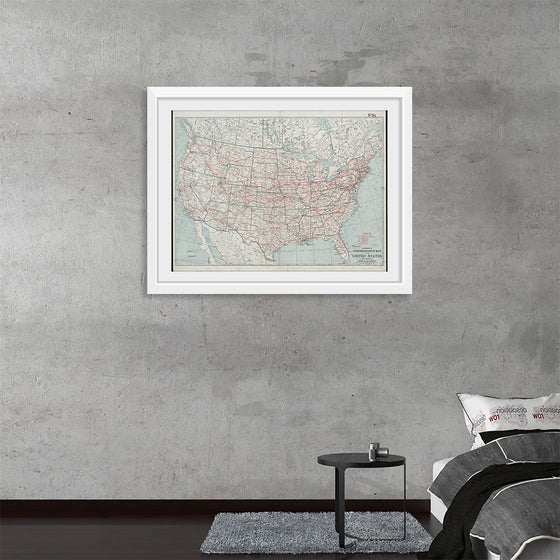 "Hammond's comprehensive map of the United States with portions of Canada and Mexico", C.S. Hammond & Company