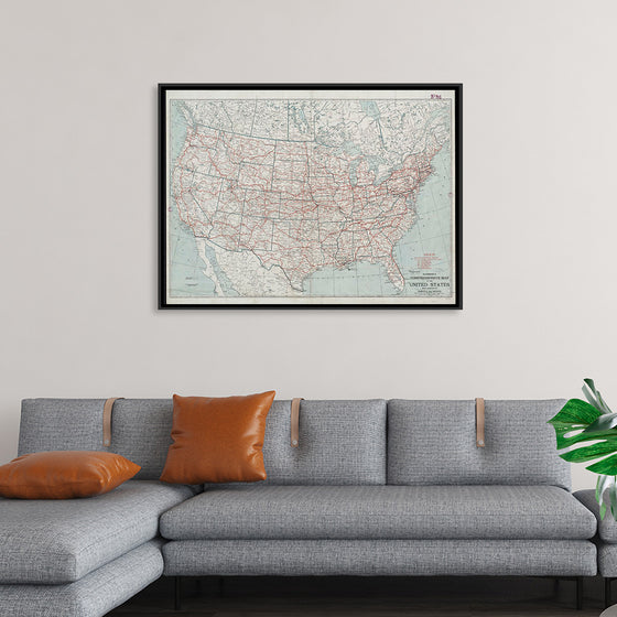 "Hammond's comprehensive map of the United States with portions of Canada and Mexico", C.S. Hammond & Company