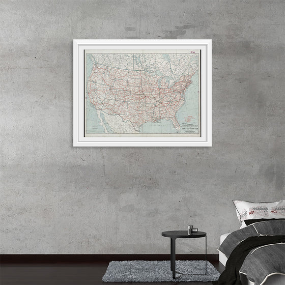 "Hammond's comprehensive map of the United States with portions of Canada and Mexico", C.S. Hammond & Company
