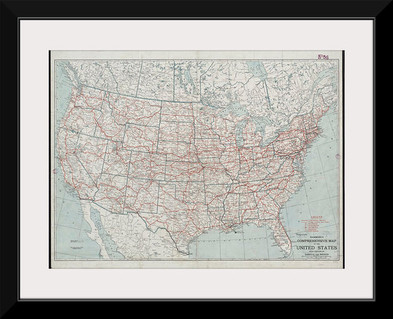 "Hammond's comprehensive map of the United States with portions of Canada and Mexico", C.S. Hammond & Company