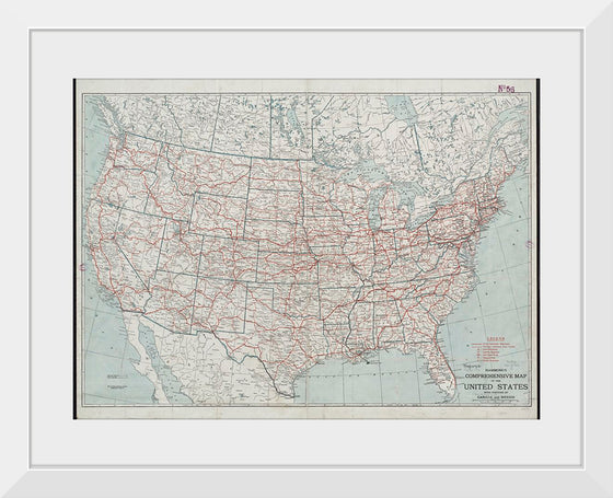 "Hammond's comprehensive map of the United States with portions of Canada and Mexico", C.S. Hammond & Company