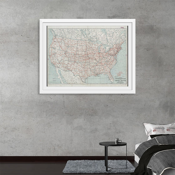 "Hammond's comprehensive map of the United States with portions of Canada and Mexico", C.S. Hammond & Company