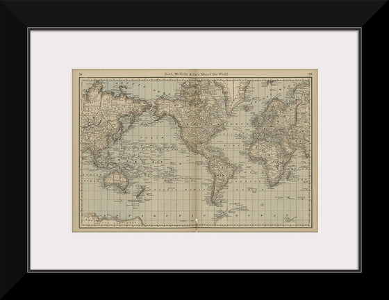 "Map of the World (1878)", Rand, McNally & Co.