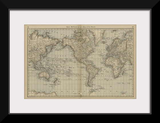 "Map of the World (1878)", Rand, McNally & Co.