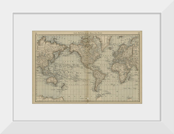 "Map of the World (1878)", Rand, McNally & Co.