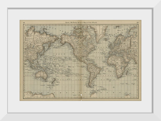 "Map of the World (1878)", Rand, McNally & Co.