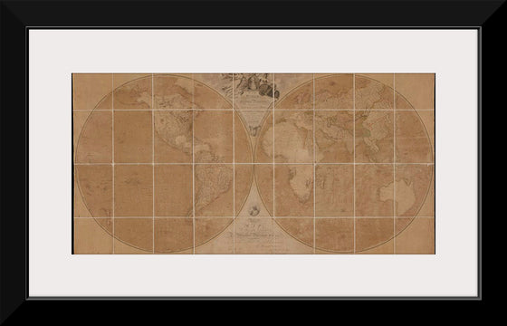 "A Map of the World on a Globular Projection,"