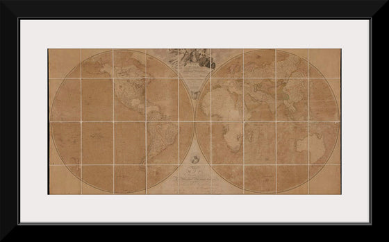 "A Map of the World on a Globular Projection,"