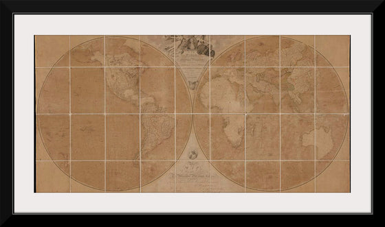 "A Map of the World on a Globular Projection,"