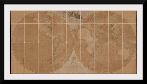 "A Map of the World on a Globular Projection,"