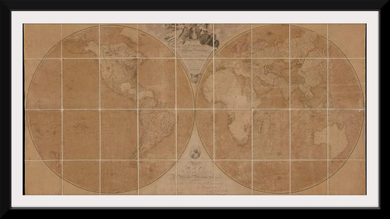 "A Map of the World on a Globular Projection,"