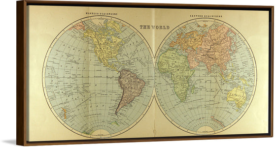 "Map of the World (1894)" Dodd, Mead and Company