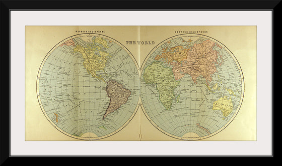 "Map of the World (1894)" Dodd, Mead and Company