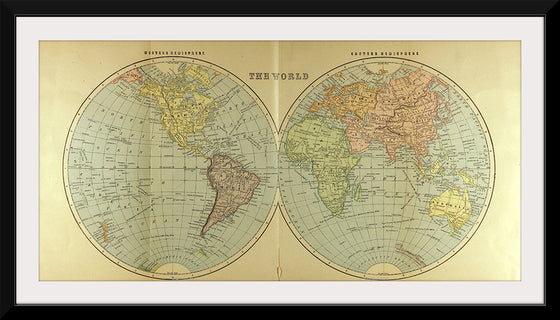 "Map of the World (1894)" Dodd, Mead and Company